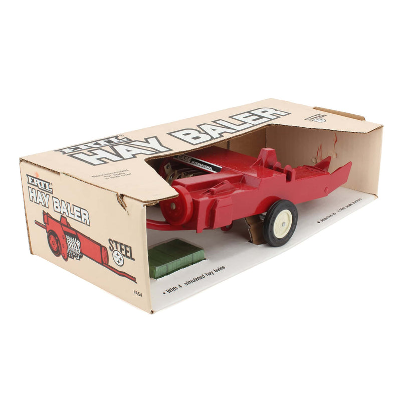 1/16 Case IH Red Steel Small Square Baler with Bales by ERTL