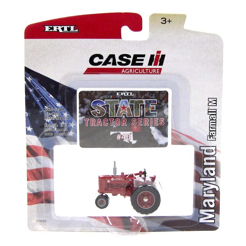 1/64 Farmall M Tractor, ERTL State Series #40: Maryland