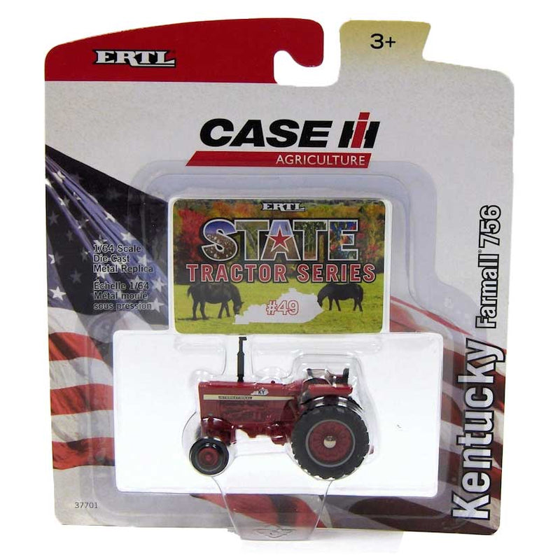 1/64 IH Farmall 756 Tractor, State Tractor Series #49 Frankfort Kentucky State Capitol Edition by ERTL