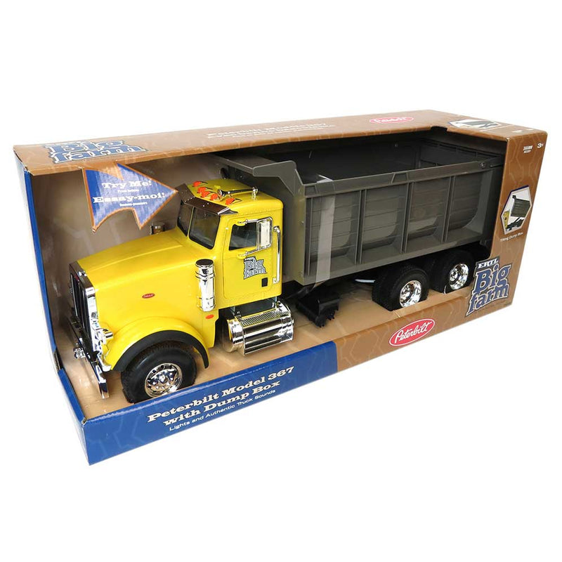 1/16 Big Farm Yellow Peterbilt Tandem Axle Dump Truck by ERTL