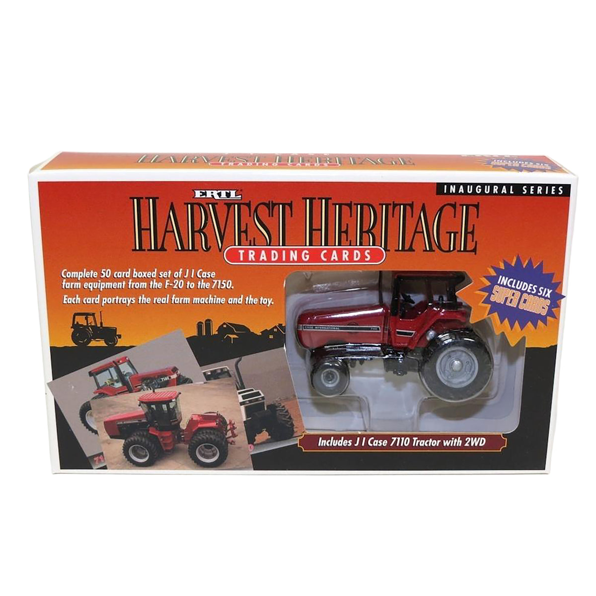 1/64 JI Case 7110 Magnum 2WD Tractor with ERTL Harvest Heritage