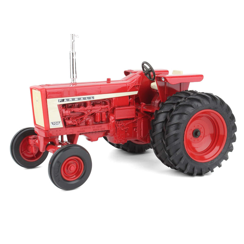 1/16 IH Farmall 706 Tractor with Wide Front & Duals by ERTL, 1998 Lafayette Show - Loose, No Box
