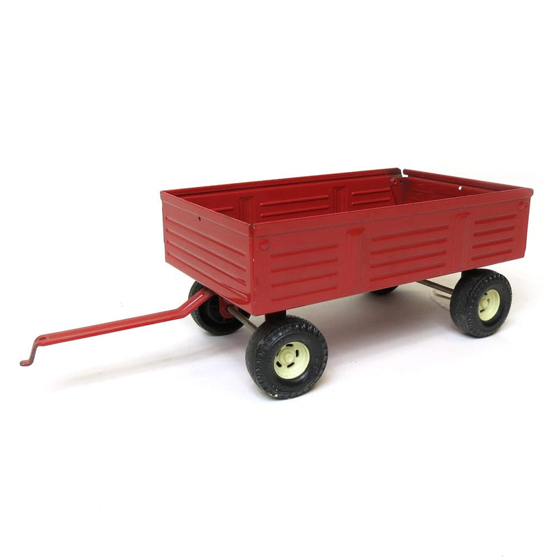 1/16 Red Steel Barge Wagon by ERTL - LOOSE