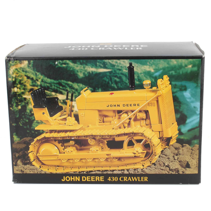 1/16 John Deere 430 Industrial Crawler by ERTL, 1997 National Toy Truck & Construction Show - Damaged Box