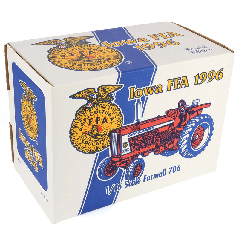 1/16 IH Farmall 706 Diesel Tractor with Wide Front by ERTL, 1996 Iowa FFA