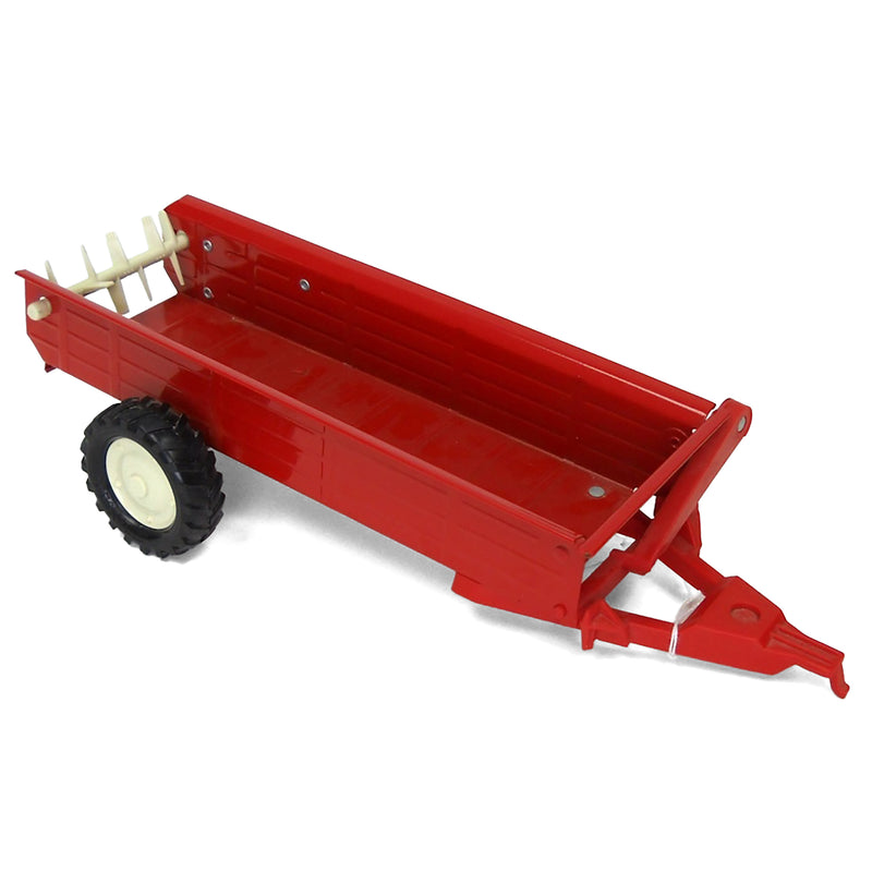 (B&D) 1/16 Red Single Axle Manure Spreader by ERTL - LOOSE