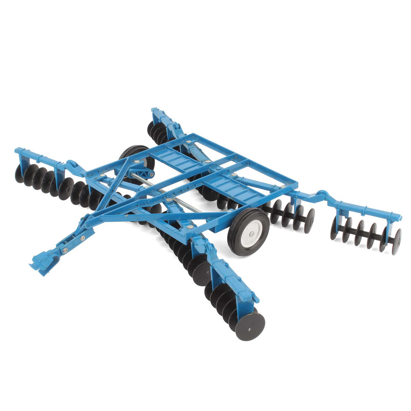 1/16 Blue Tandem Disc Harrow, Made in the USA by ERTL - LOOSE