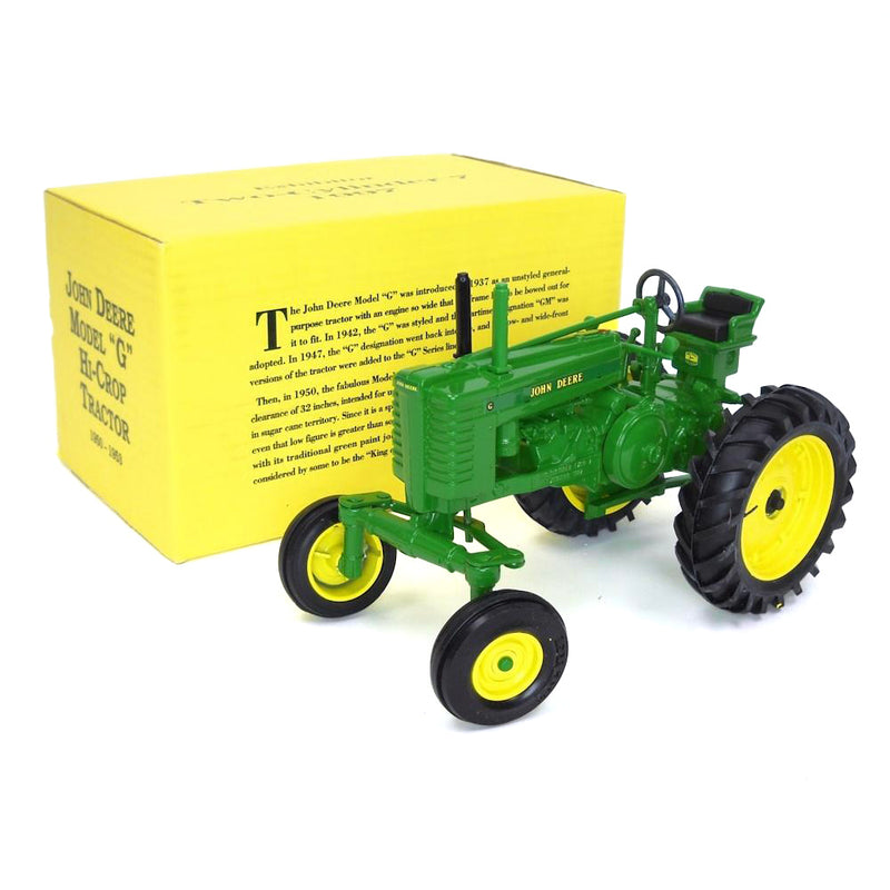 1/16 John Deere G High Crop Tractor by ERTL, 1997 Two-Cylinder Club Exhibitor Edition