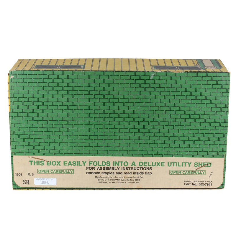 1/16 John Deere 3 Piece Set Includes Tractor, Loader, and Wagon, with Deluxe Utility Shed by ERTL