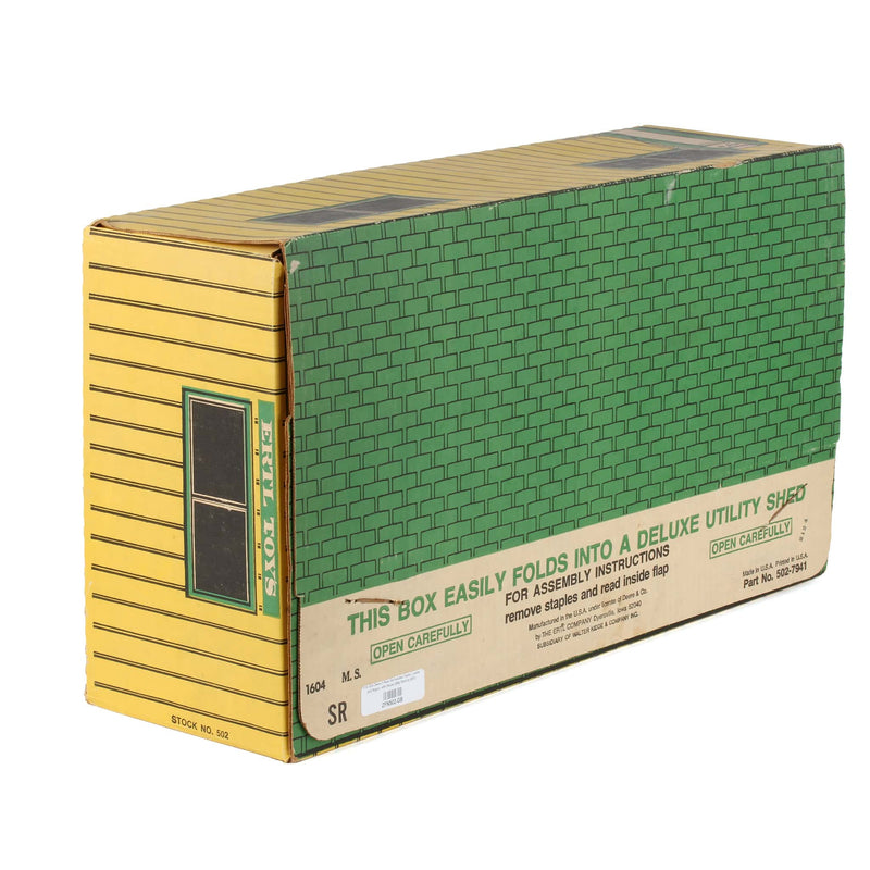 1/16 John Deere 3 Piece Set Includes Tractor, Loader, and Wagon, with Deluxe Utility Shed by ERTL