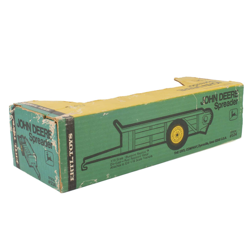 (B&D) 1/16 John Deere Manure Spreader by ERTL - Damaged Item