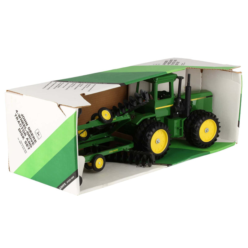 1/16 John Deere 4WD Tractor with Duals and Wing Disk by ERTL