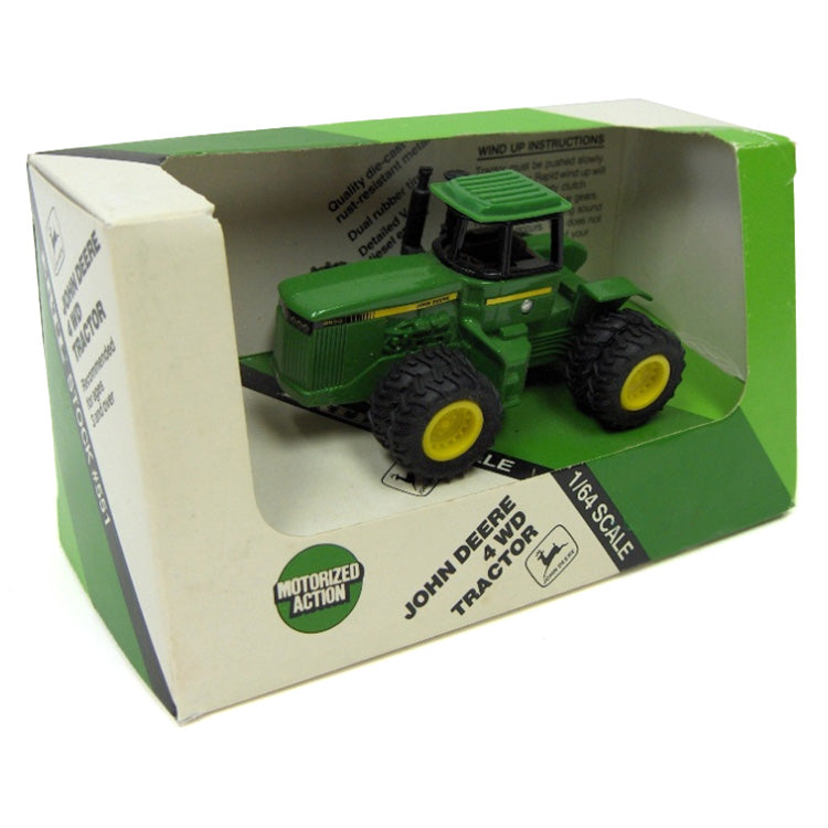 1/64 John Deere 8850 Tractor by ERTL, Windup Action Version