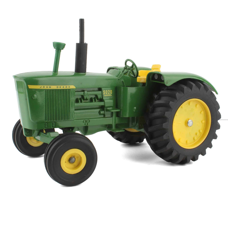 1/16 John Deere 5020 Diesel Tractor with Wide Front & Two Stacks by ERTL - Loose