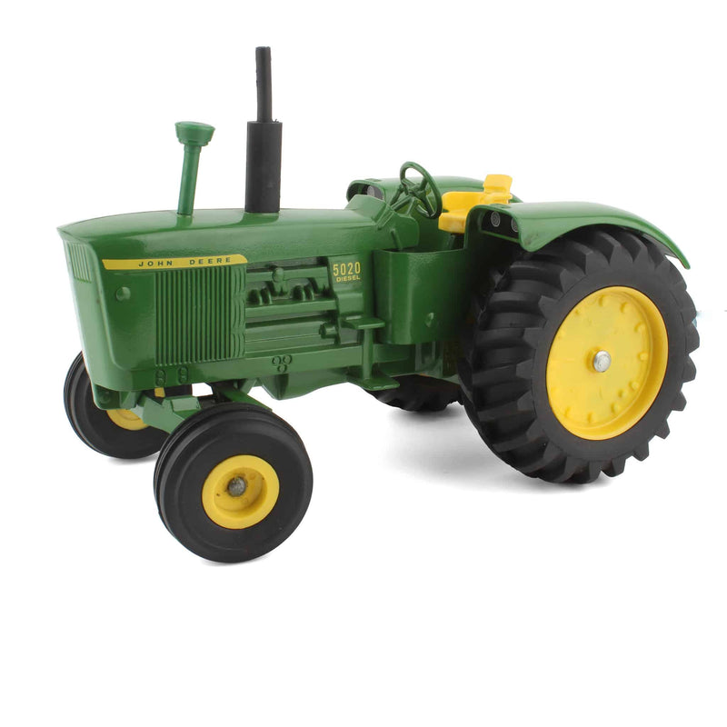 1/16 John Deere 5020 Diesel Tractor with Wide Front & Two Stacks by ERTL - Loose