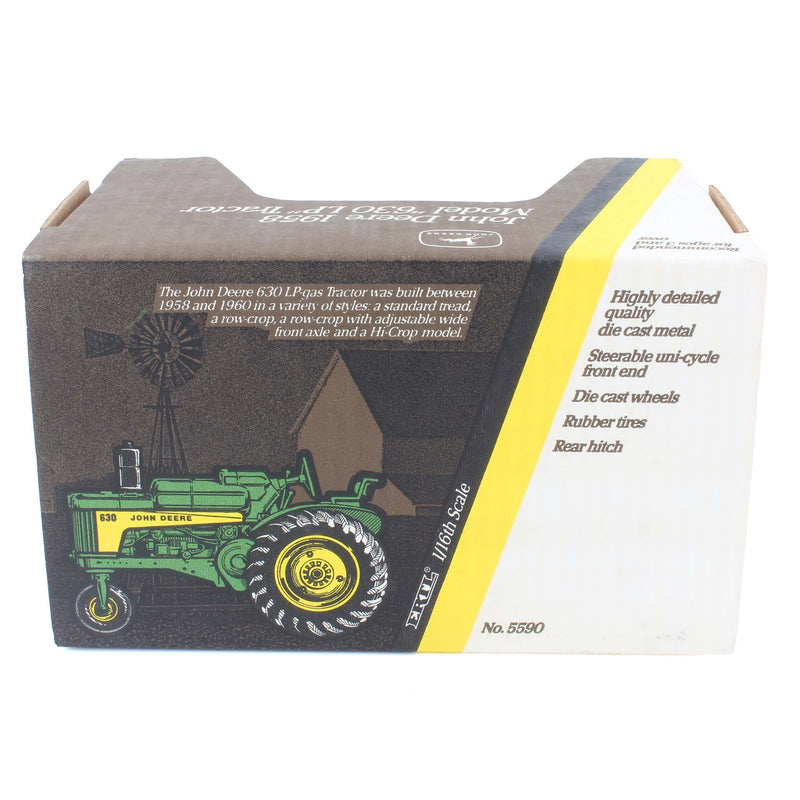 1/16 Collector's Edition 1958 John Deere 630 LP Tractor with Single Front Wheel by ERTL