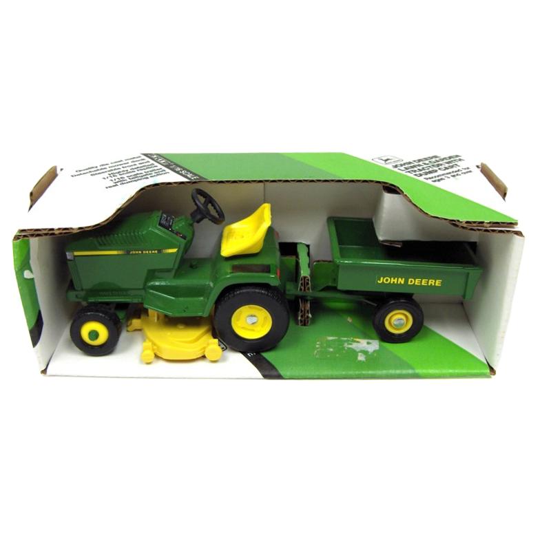 1/16 John Deere Lawn & Garden Tractor with Dump Cart by ERTL