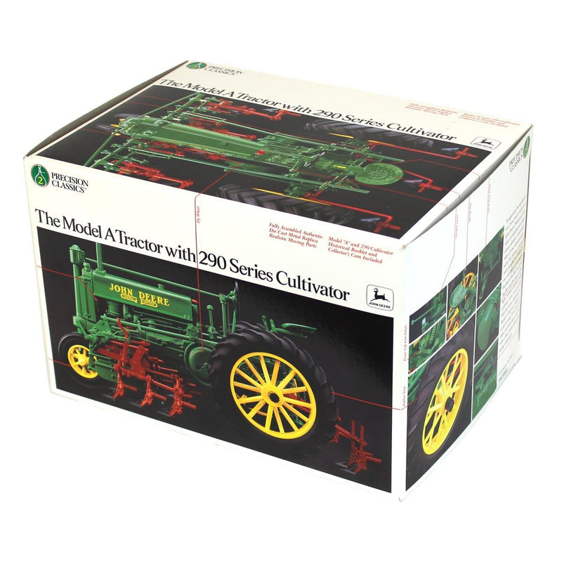 (B&D) V&O 1/16 John Deere A Tractor with 290 Series Cultivator, ERTL Precision Classics #2 - Damaged Item