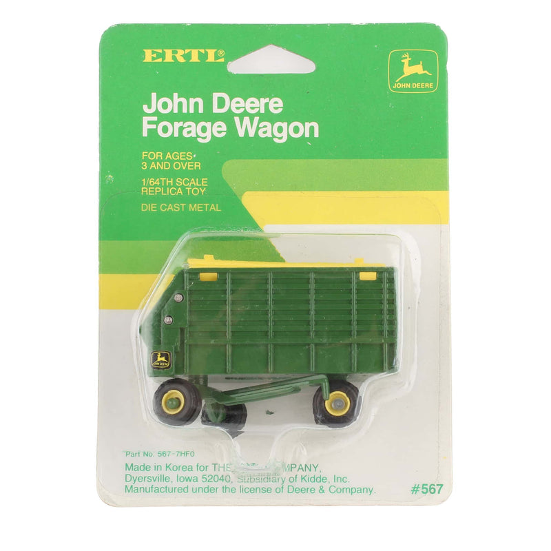 1/64 John Deere Forage Wagon ERTL Production Sample