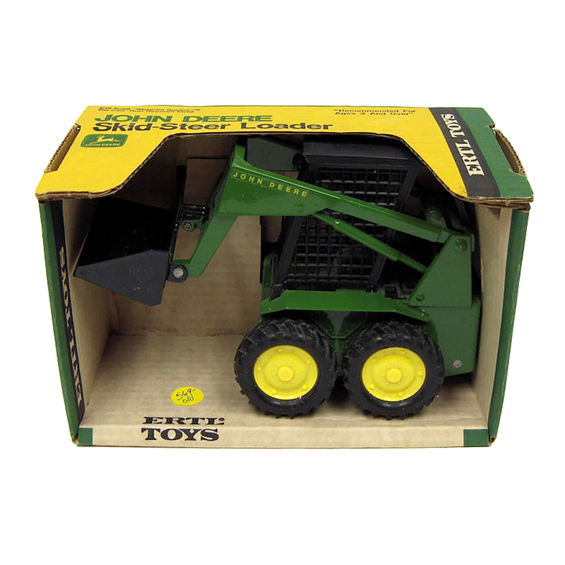 1/16 John Deere Green Steel Skid Steer Loader - Older Version Box by ERTL