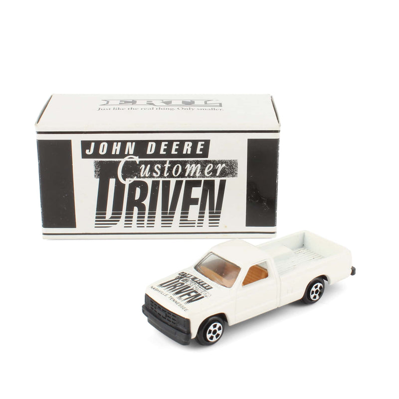 1/64 White Pickup Truck by ERTL, 1992 Nashville Expo
