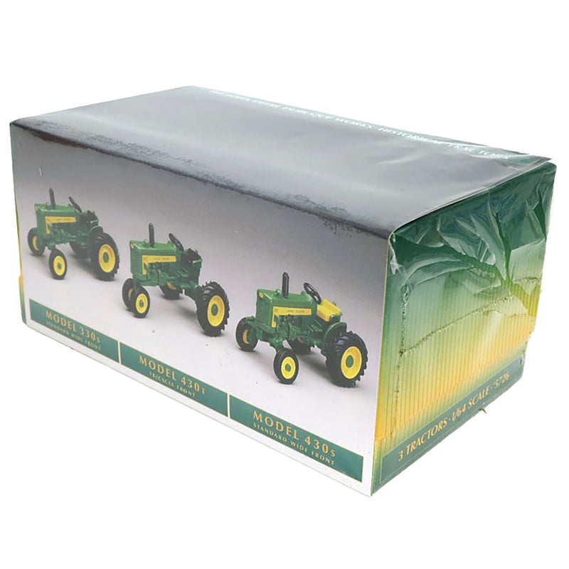 1/64 John Deere Tractor Set with 330S, 430T & 430S, Dubuque Works Set #1 by ERTL