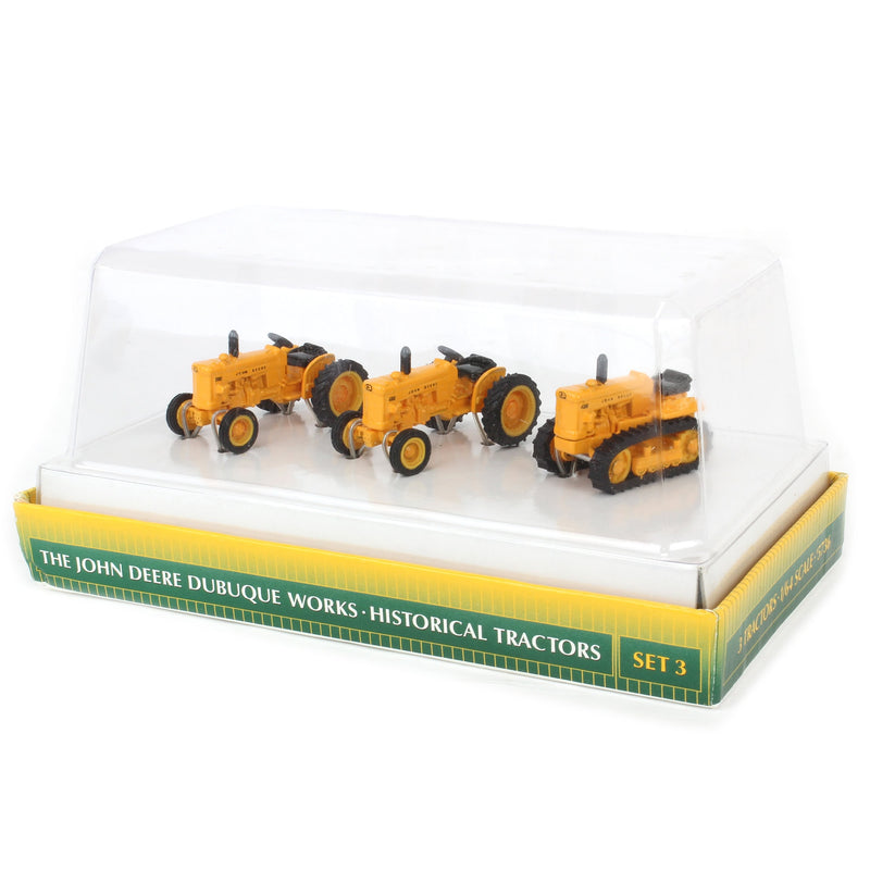 1/64 John Deere Dubuque Works Set #3 with 3 Industrial Tractors