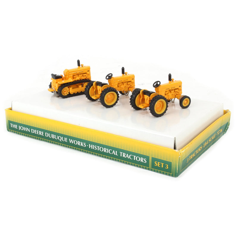 1/64 John Deere Dubuque Works Set #3 with 3 Industrial Tractors
