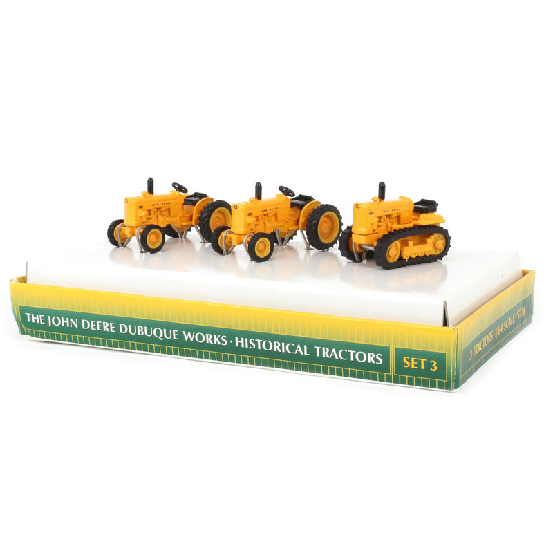 1/64 John Deere Dubuque Works Set #3 with 3 Industrial Tractors