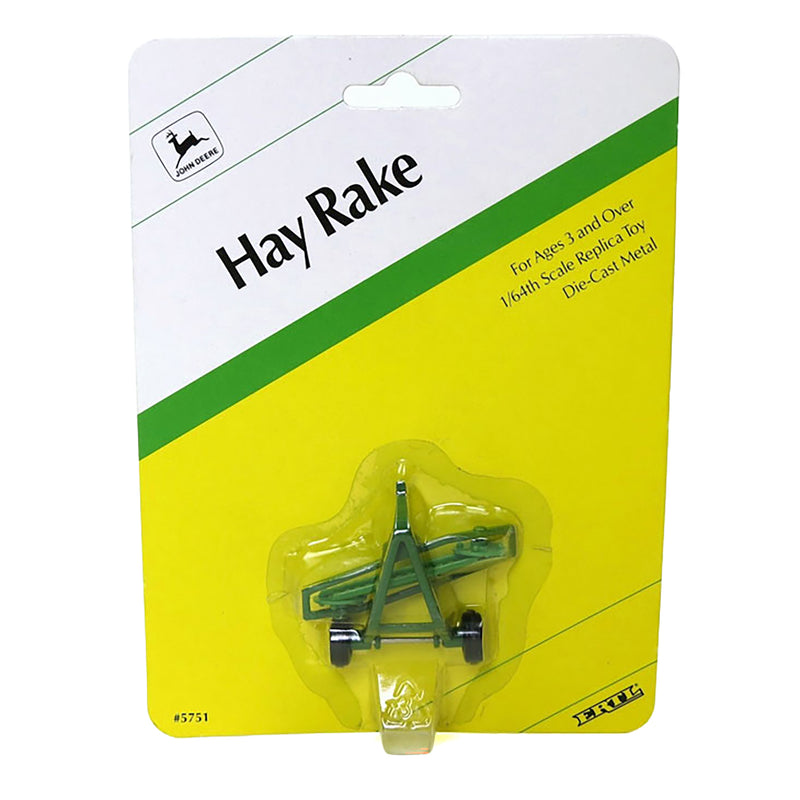 1/64 John Deere Hay Rake with Green Rake by ERTL