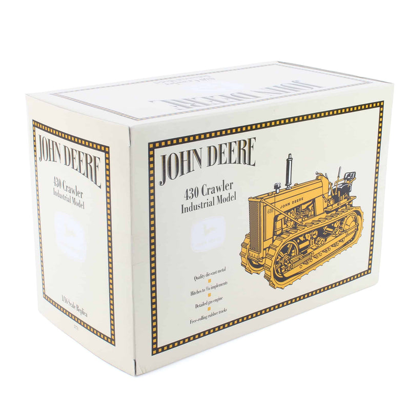 1/16 John Deere 430 Yellow Industrial Crawler