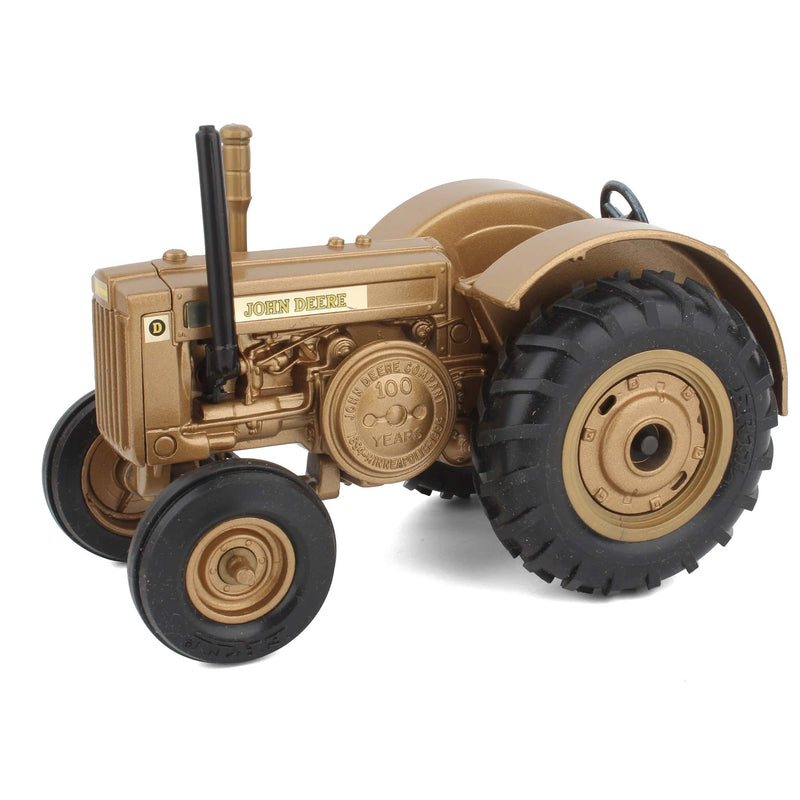 1/16 John Deere Model "D" Tractor Gold Edition by ERTL, 100 Years Green Minneapolis Edition