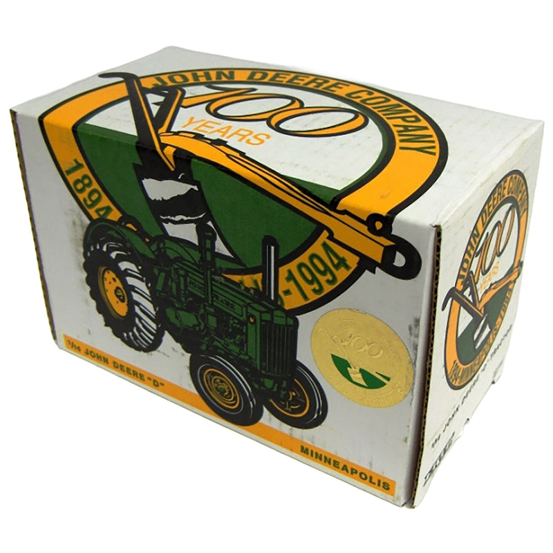 1/16 John Deere Model D Tractor, 100  by ERTL, Years Green Minneapolis Edition
