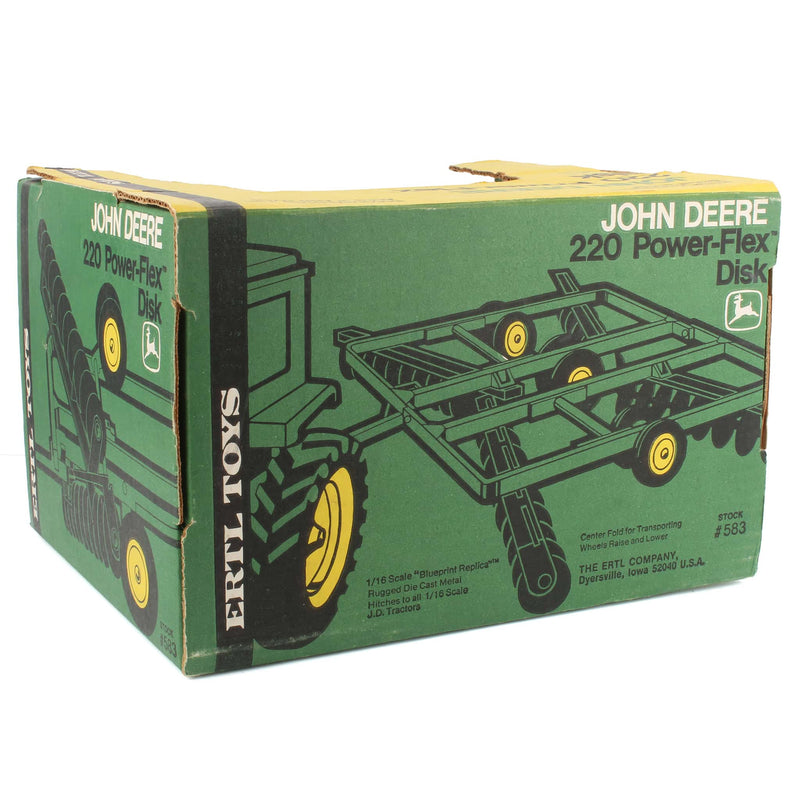 1/16 John Deere 220 Power Flex Disc with Yellow Gangs by ERTL