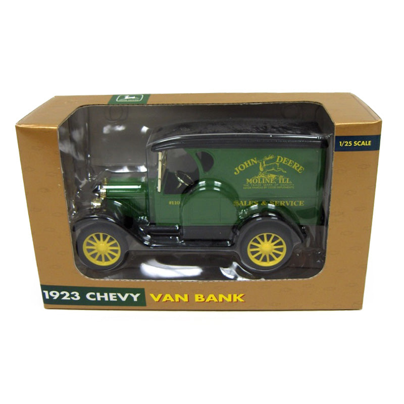 1/25 1923 Chevy John Deere Sales & Service Van Bank, #110 in the Series by ERTL