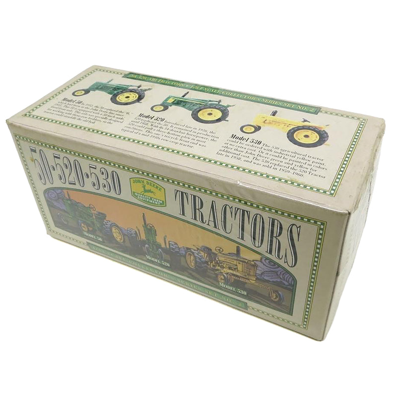 1/64 John Deere 50, 520 & 530 Tractor 3 Piece Set #2 by ERTL