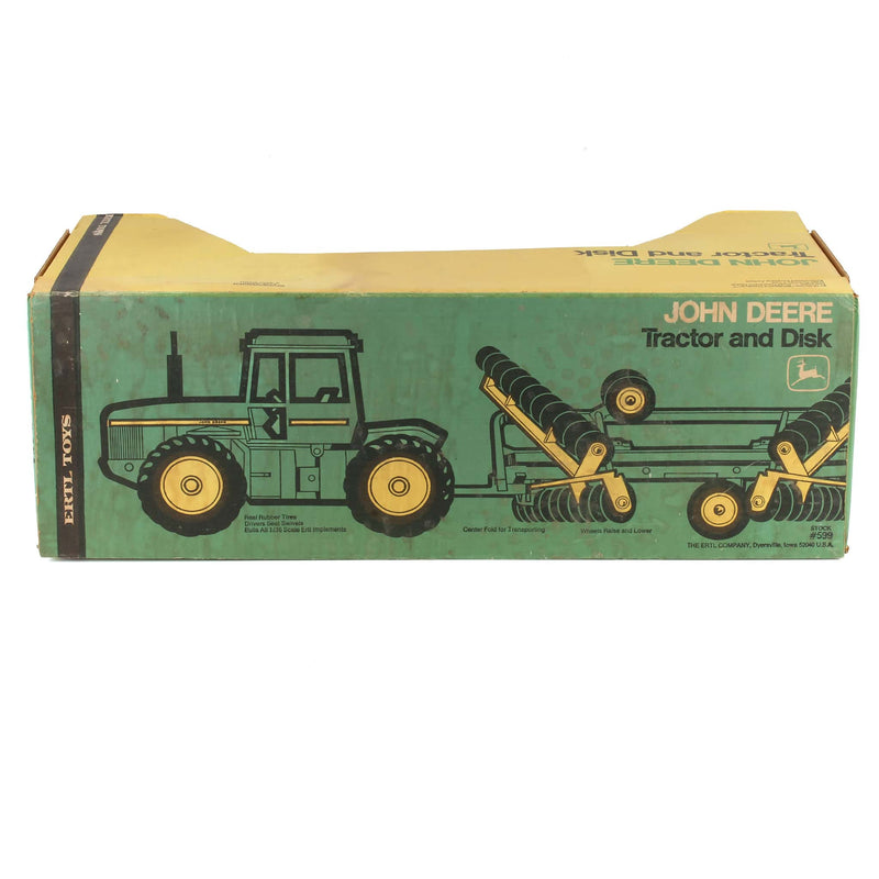 1/16 John Deere 8640 4WD Tractor with Duals and Wing Disk by ERTL