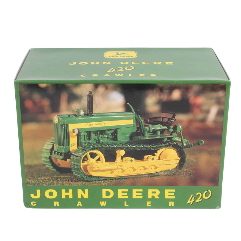 1/16 John Deere 420 Crawler by ERTL, 1998 Plow City Show