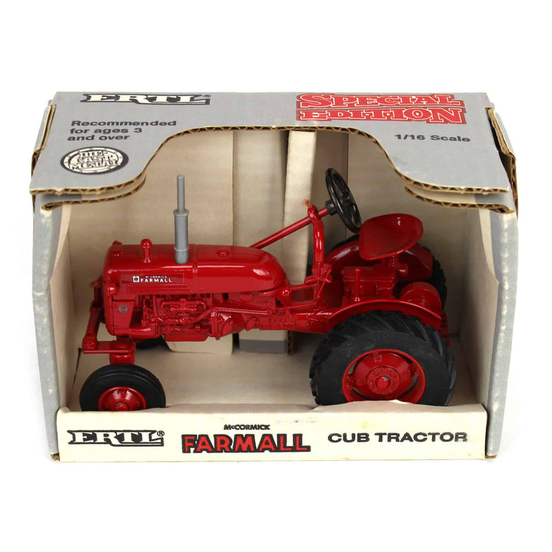 1/16 IH Farmall Cub Tractor with Early Style Grille & Muffler by ERTL, Special Edition