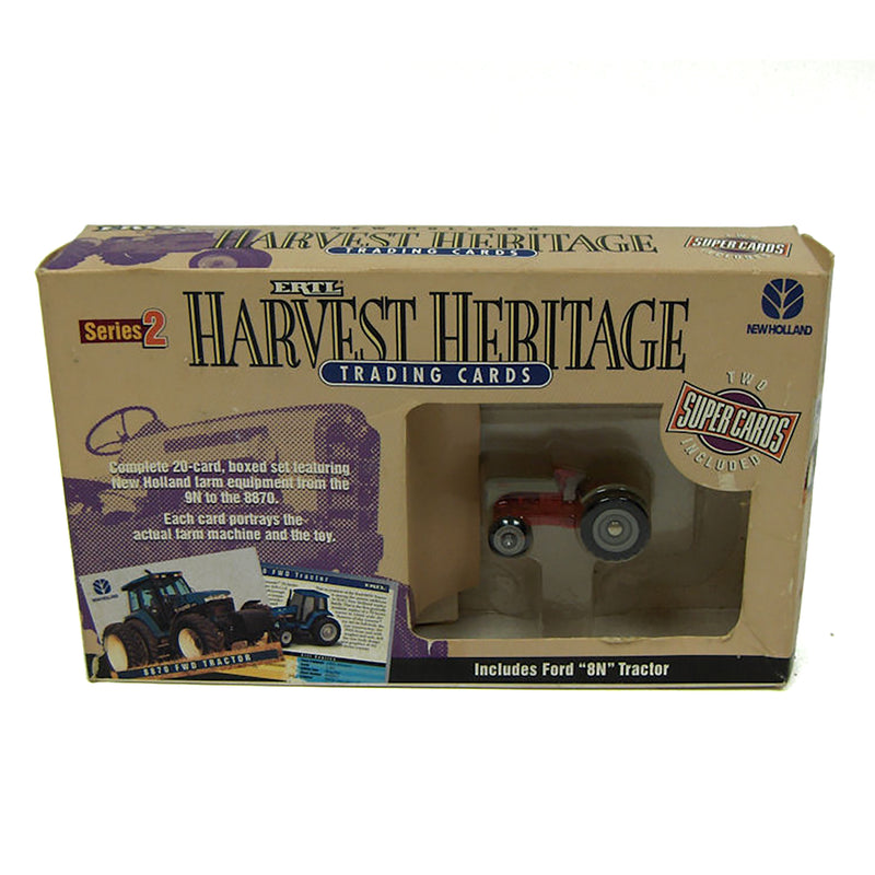 1/64 Ford 8N with ERTL New Holland Harvest Heritage Series 2 Trading Cards