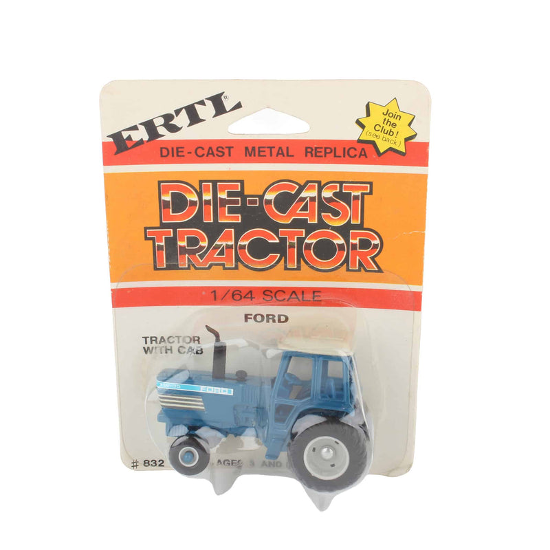 1/64 Ford TW-35 Tractor with Blue Decal & Round Roof by ERTL