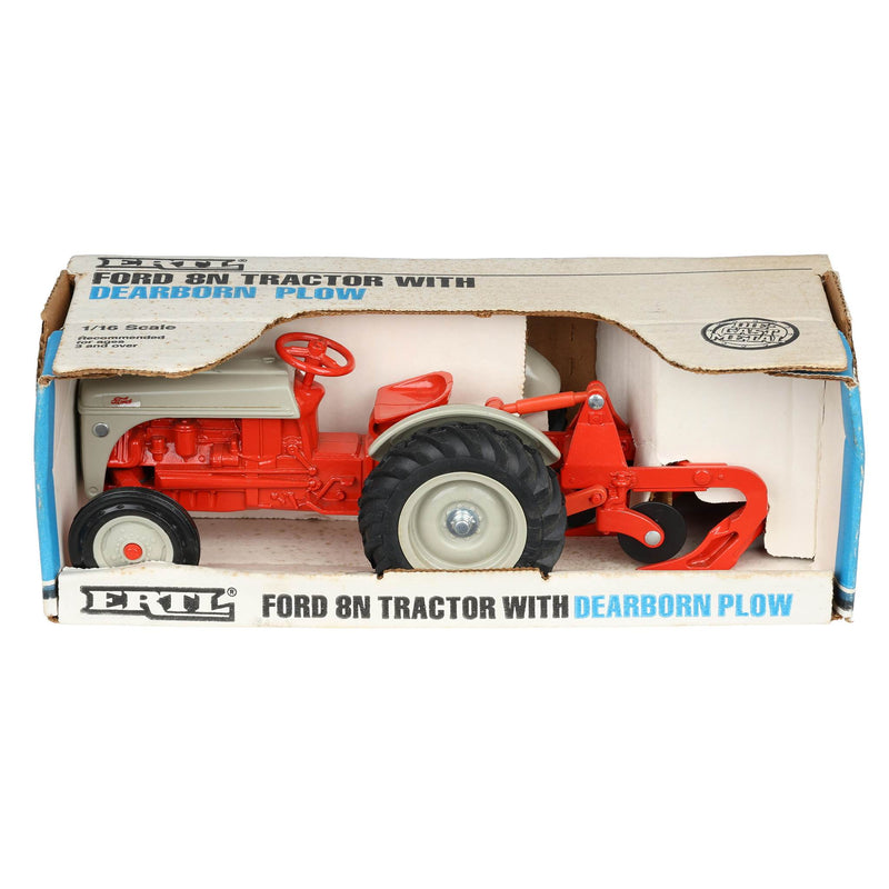 1/16 Ford 8N Tractor with 2 Bottom Dearborn Plow by ERTL