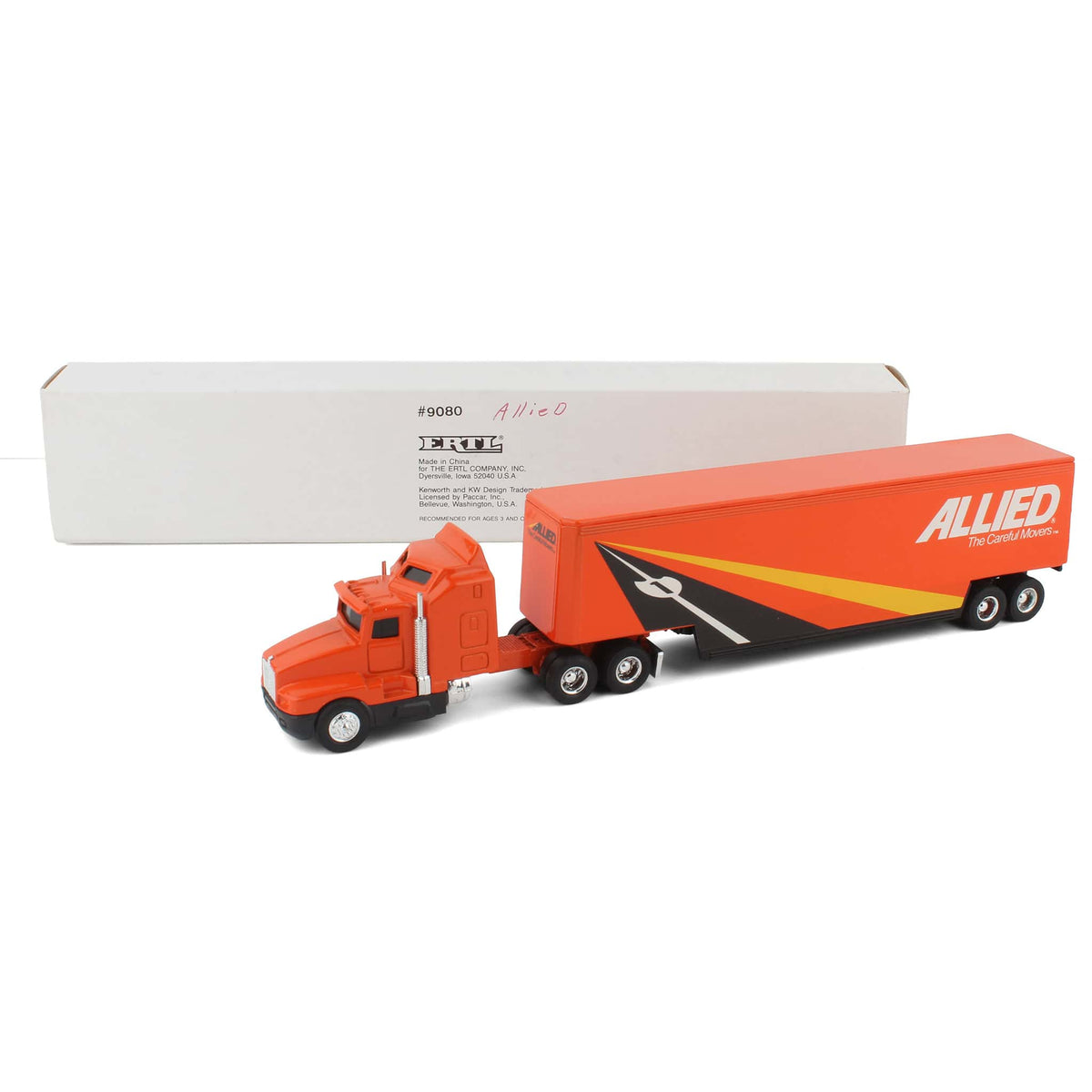 1/64 Kenworth T600A Semi Truck with Allied Movers Trailer by ERTL 1/64 Kenworth T600A Semi Truck with Allied Movers Trailer by ERTL
