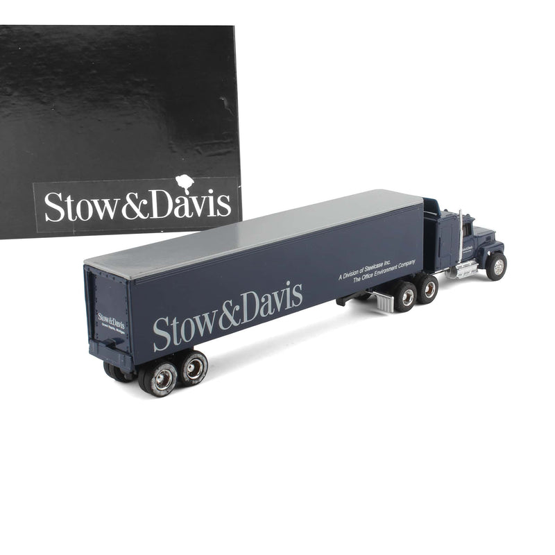 1/64 Ford LTL-9000 with Sleeper Semi Truck & Trailer, Stow & Davis deco by ERTL