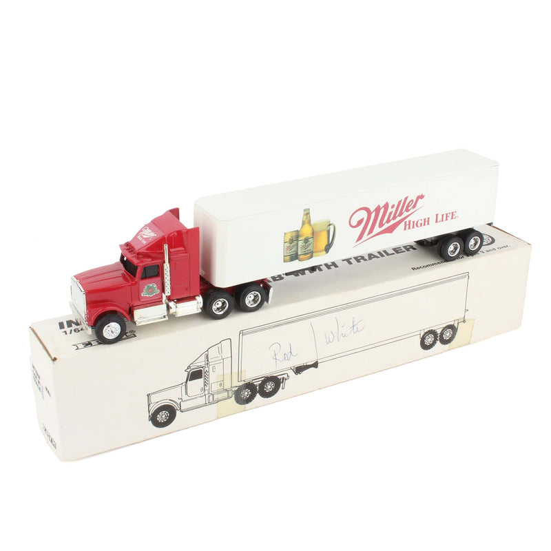 1/64 Miller High Life International Navistar Semi Truck & Trailer