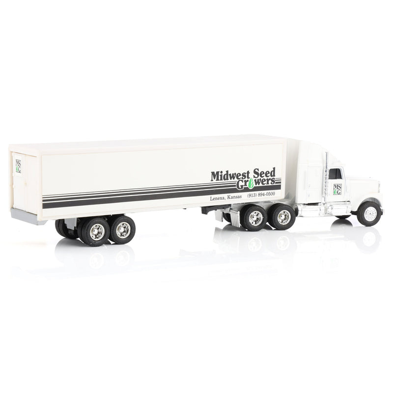 1/64 International Navistar Semi Truck with Midwest Seed Growers Box Trailer