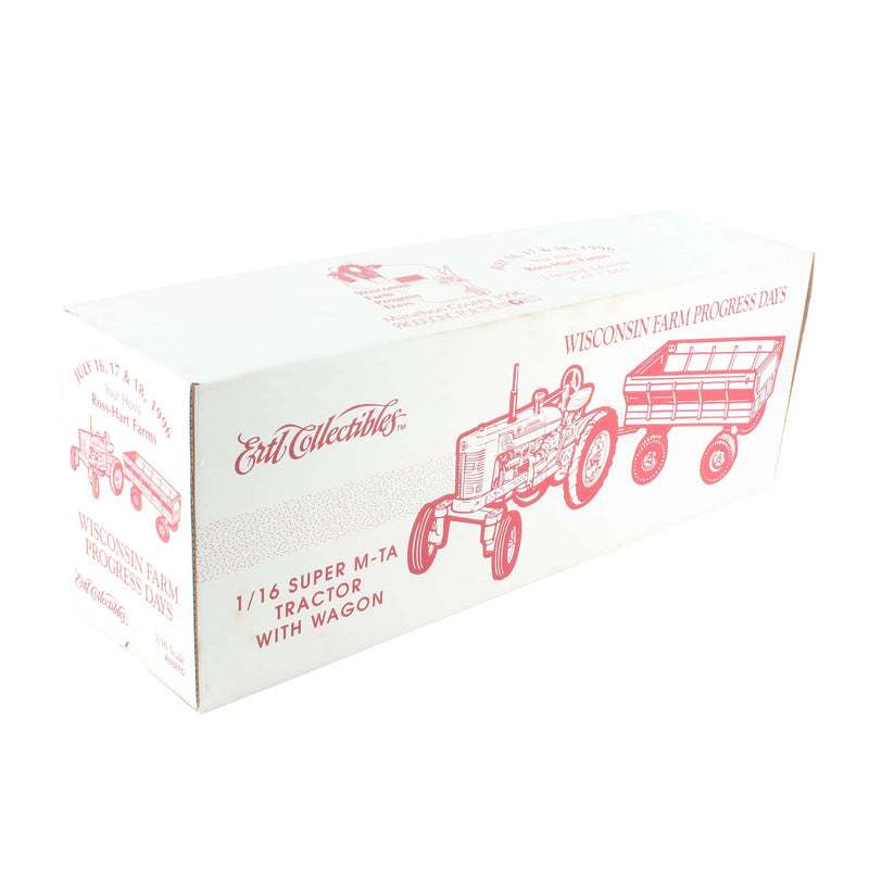 1/16 IH Farmall Super MTA Tractor & Wagon, 1996 Wisconsin Farm Progress Days