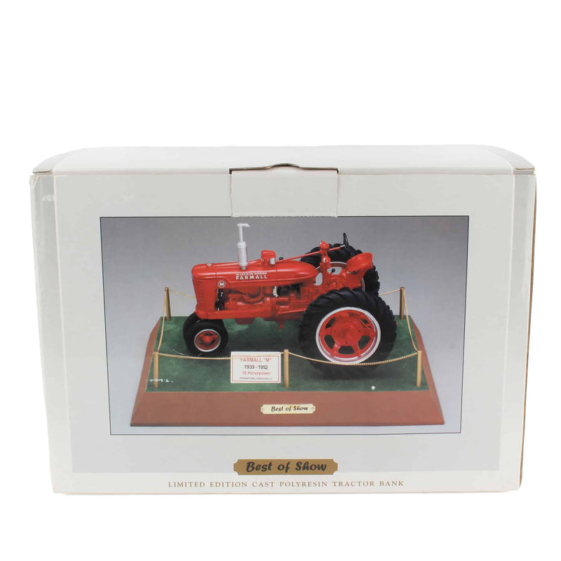 1/16 Resin IH Farmall M on Plaque, Bank