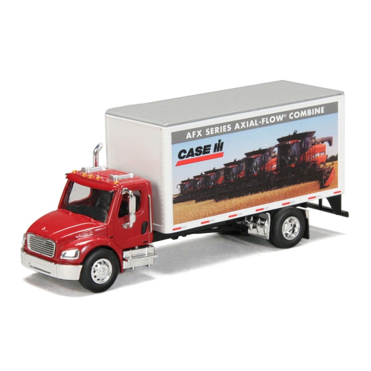 1/64 Freightliner M2 Van Truck, Case IH AFX Combines by SpecCast 