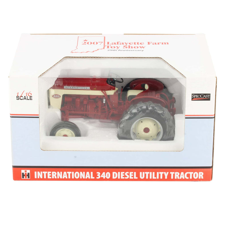 1/16 International Harvester 340 Diesel Tractor by SpecCast, 2007 Lafayette Farm Toy Show